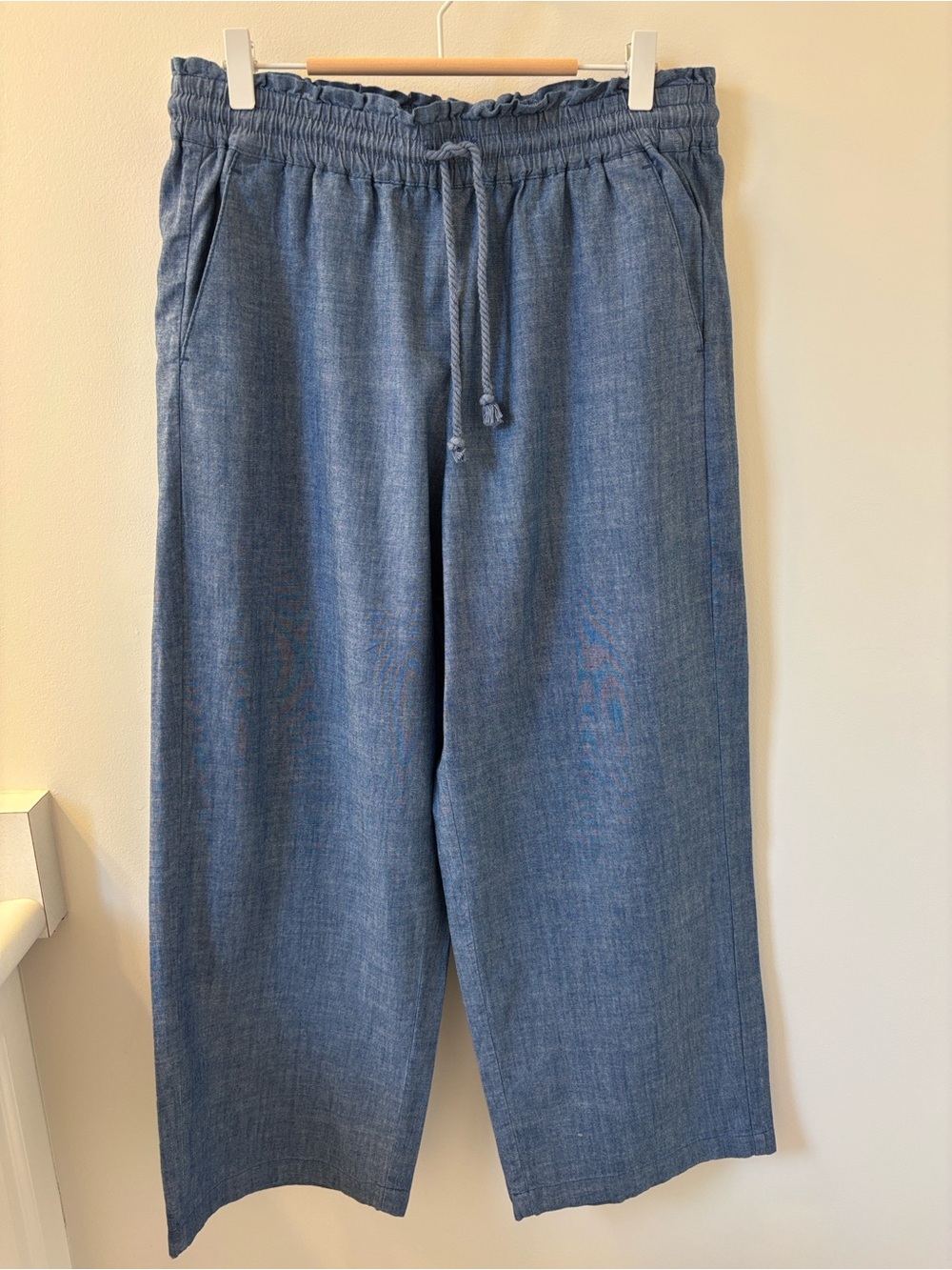 J.Crew women’s blue 100% cotton pants, Sz 8.
